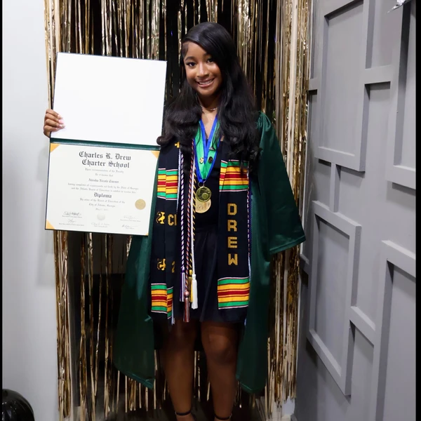  Trees for Tuition Scholarship recipient  